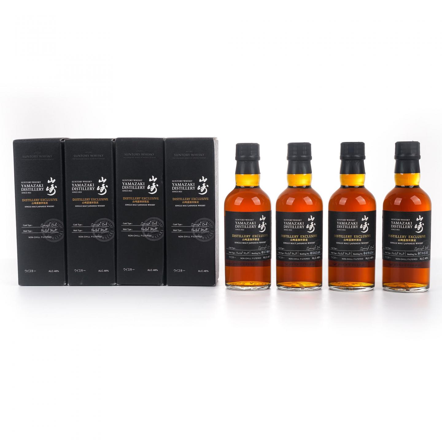 【中样】山崎蒸馏所限定 Peated Malt 4支组*180ml
