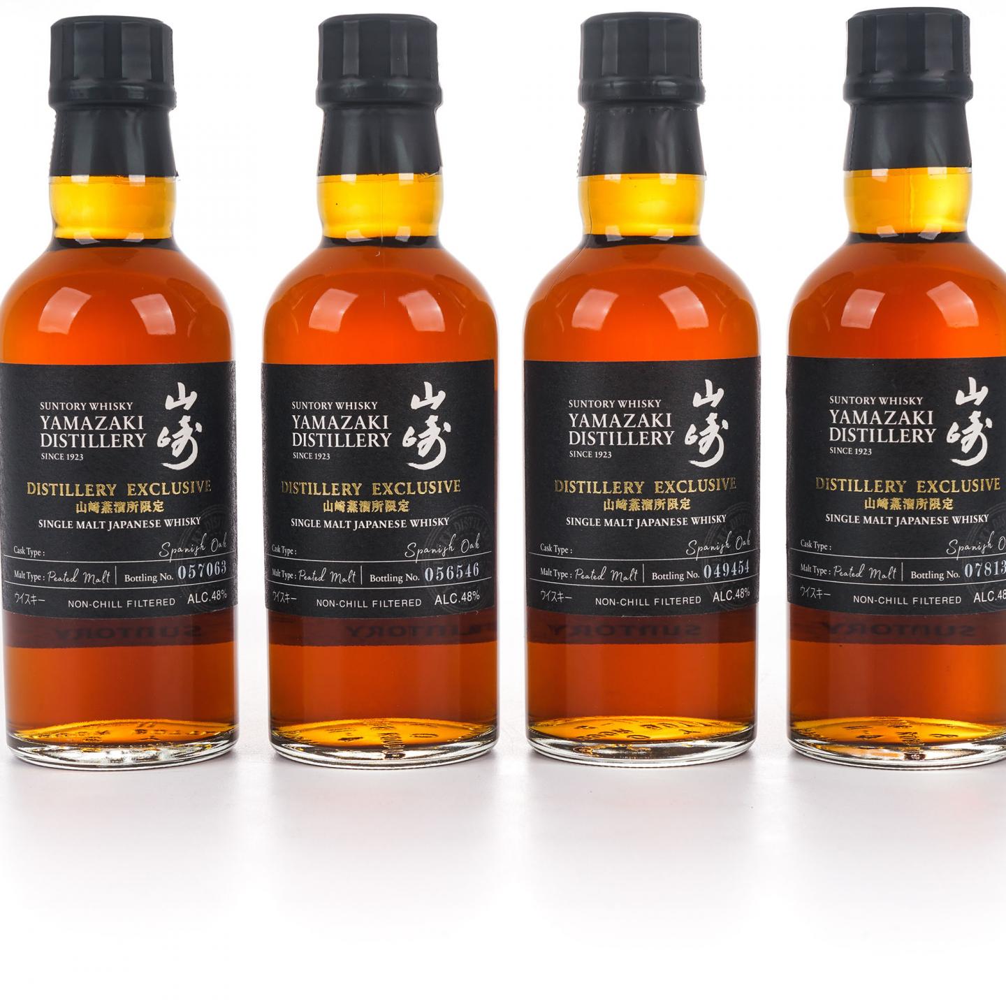 【中样】山崎蒸馏所限定 Peated Malt 4支组*180ml