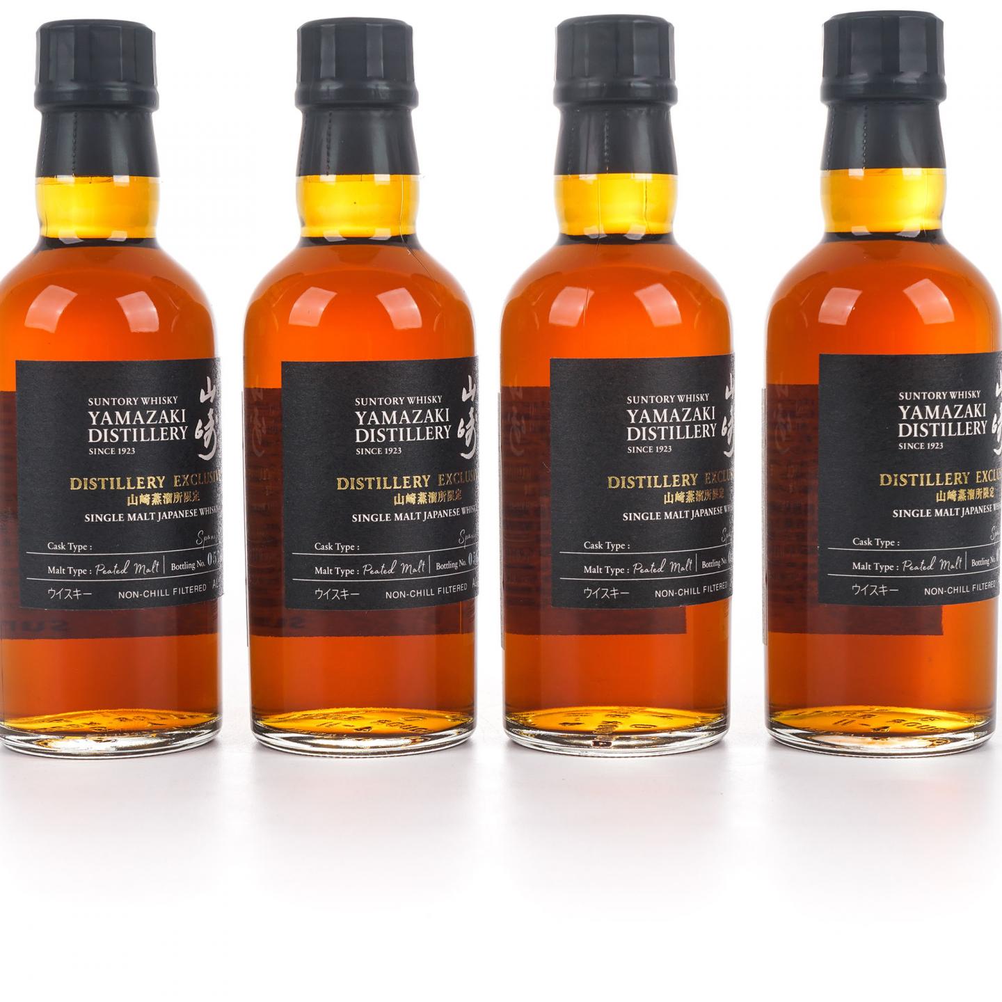 【中样】山崎蒸馏所限定 Peated Malt 4支组*180ml
