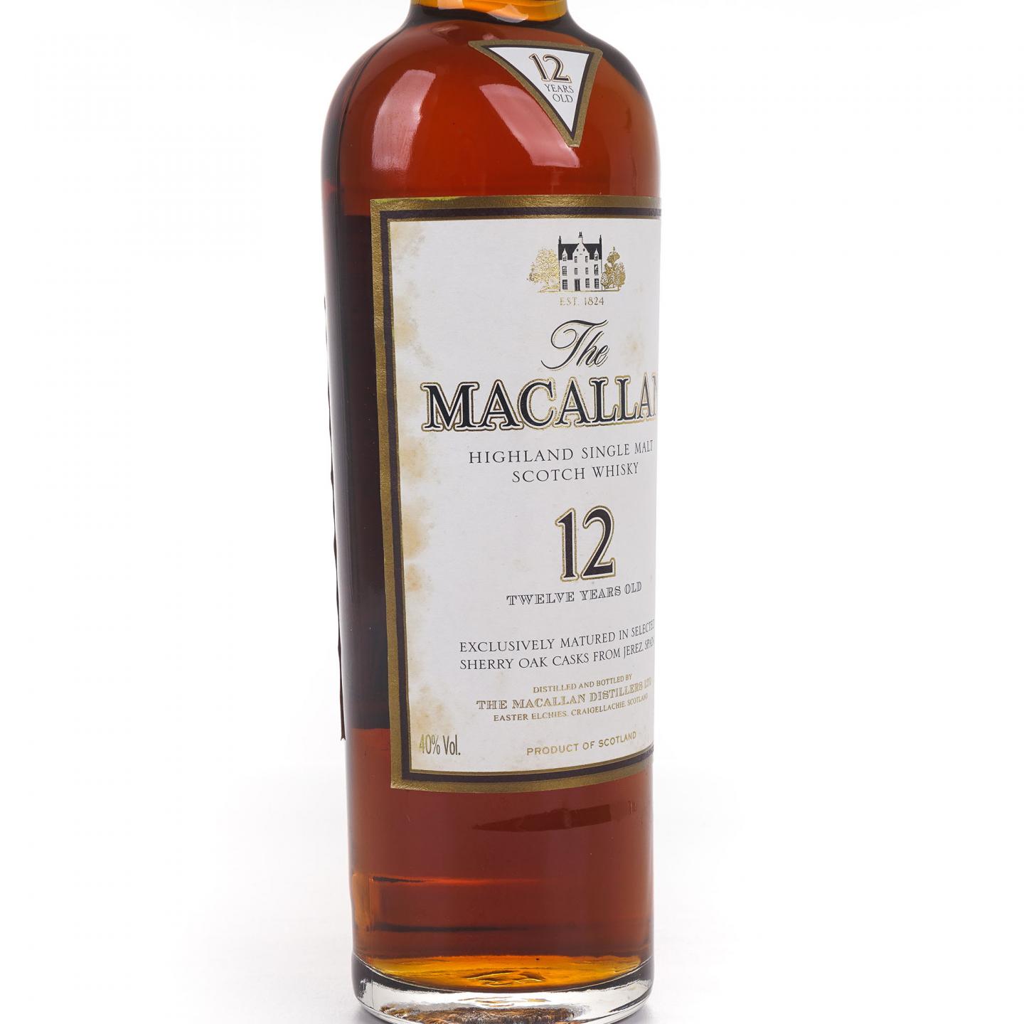 Macallan 麦卡伦 12年 雪莉桶 40%Vol.