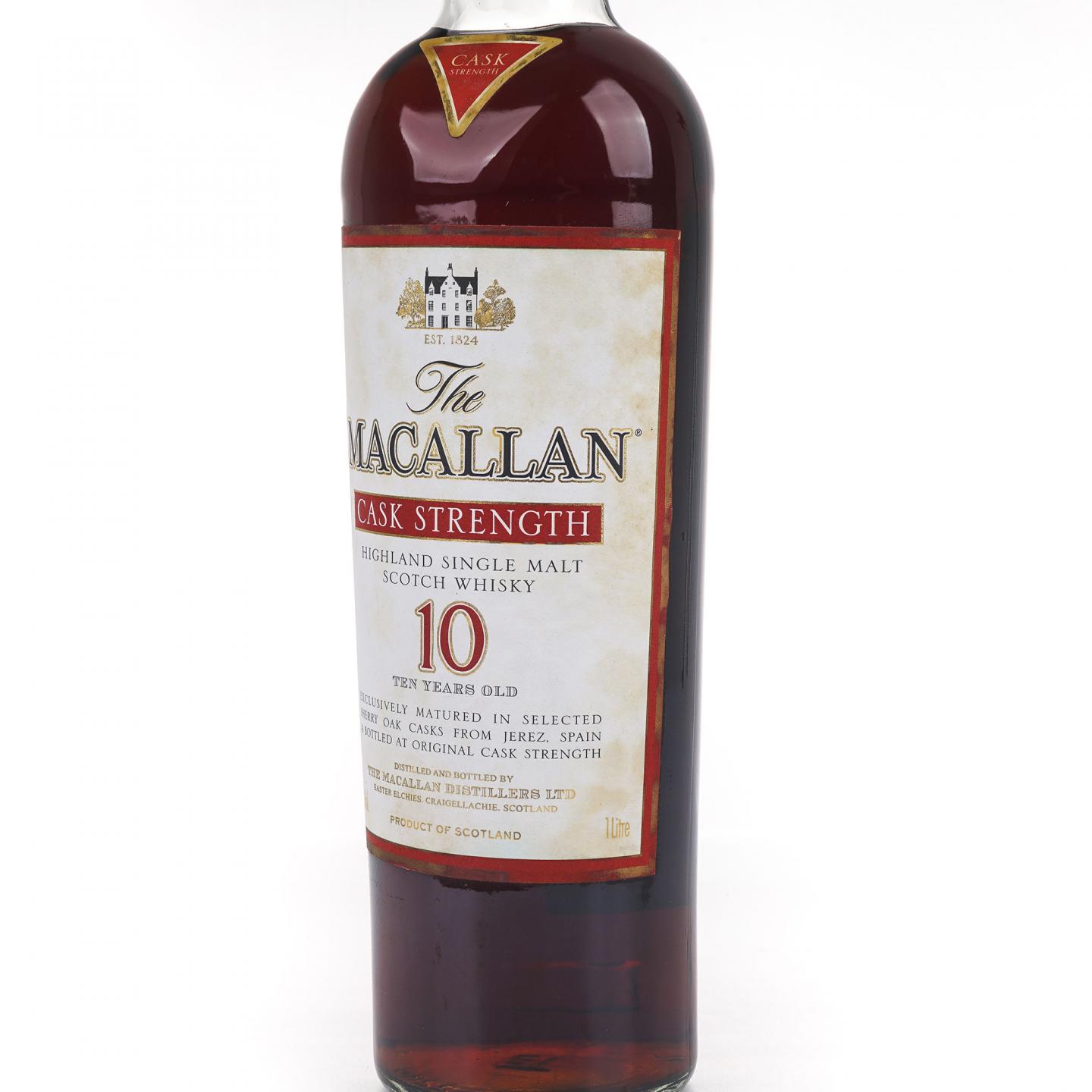 Macallan 麦卡伦 10年 桶强 1升装 58.1%vol. 非原盒