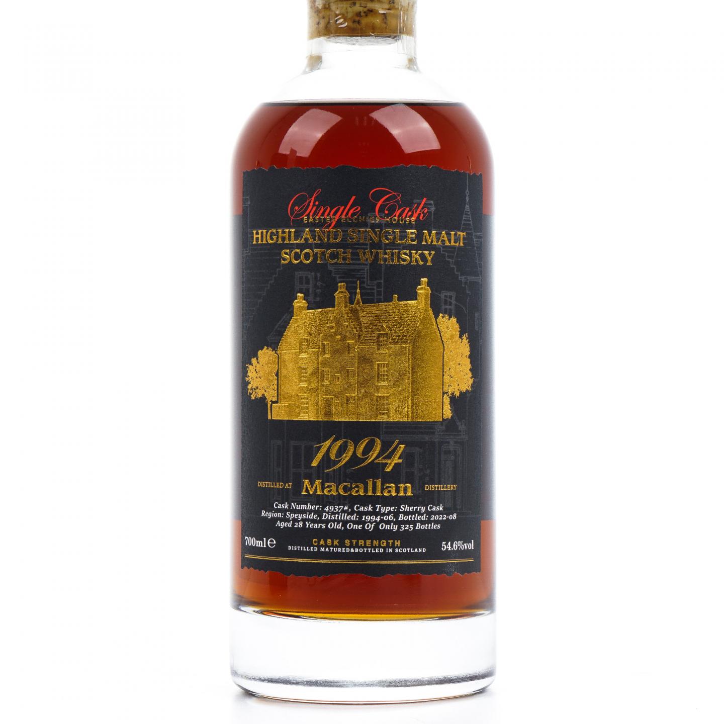 Macallan 麦卡伦 28年 1994-2022 雪莉单桶#4937 桶强