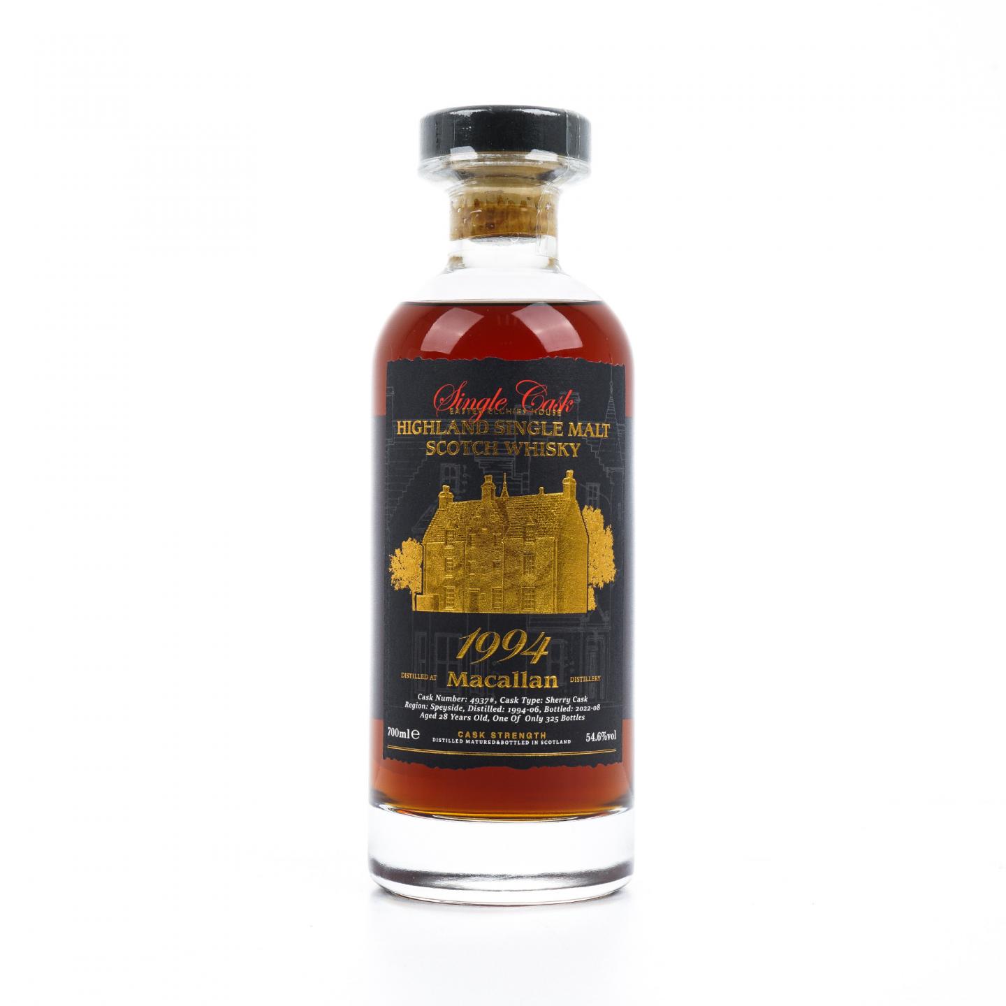 Macallan 麦卡伦 28年 1994-2022 桶强 雪莉单桶#4937