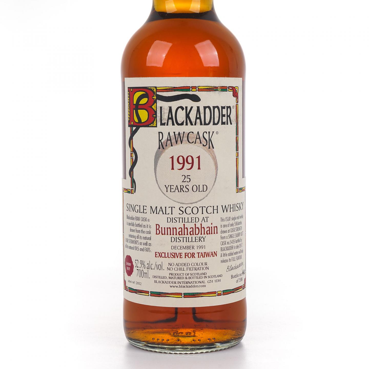 Bunnahabhain 布纳哈本 25年 1991-2017 雪莉单桶 小黑蛇