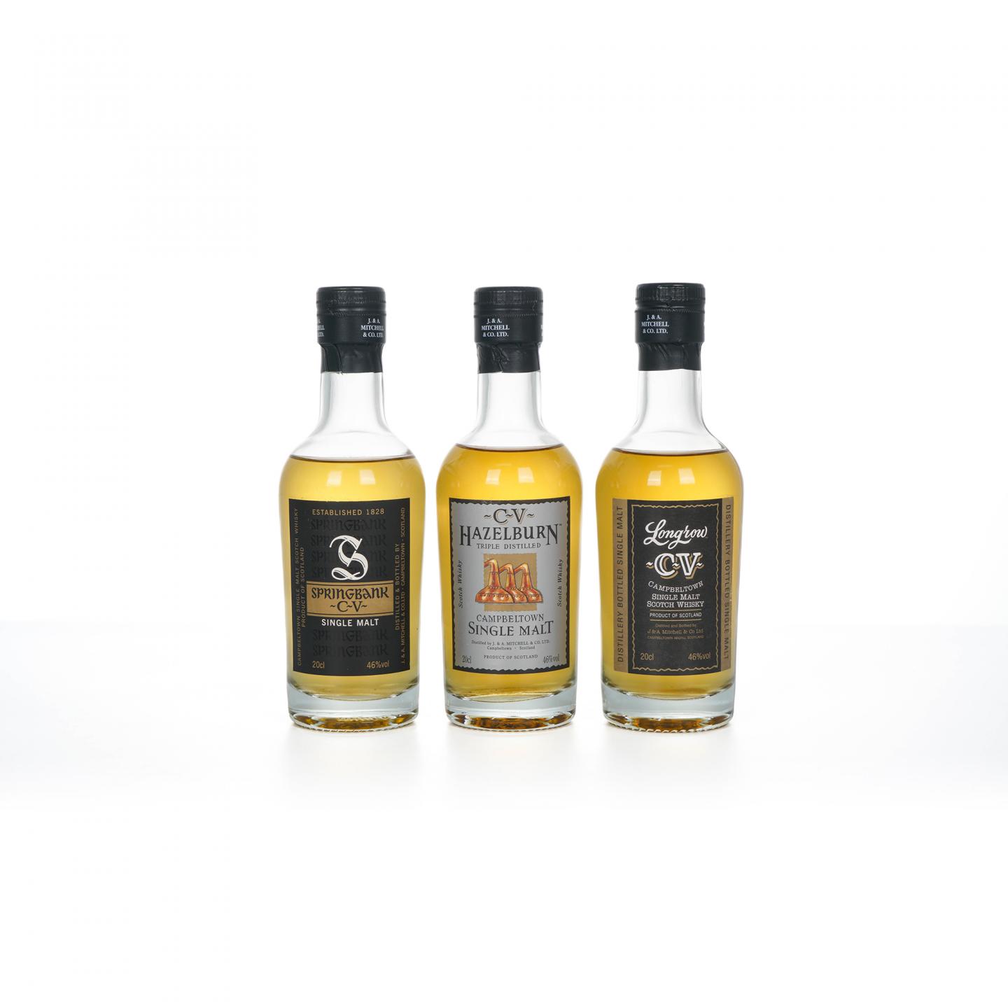 【中样】Campbeltown 云顶/哈索本/朗格罗 CV 3瓶组*200ml