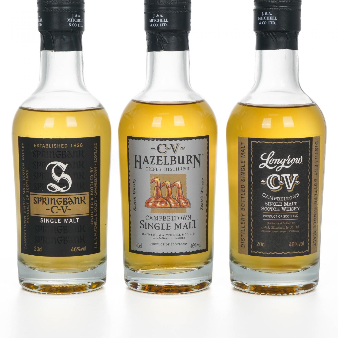 【中样】Campbeltown 云顶/哈索本/朗格罗 CV 3瓶组*200ml
