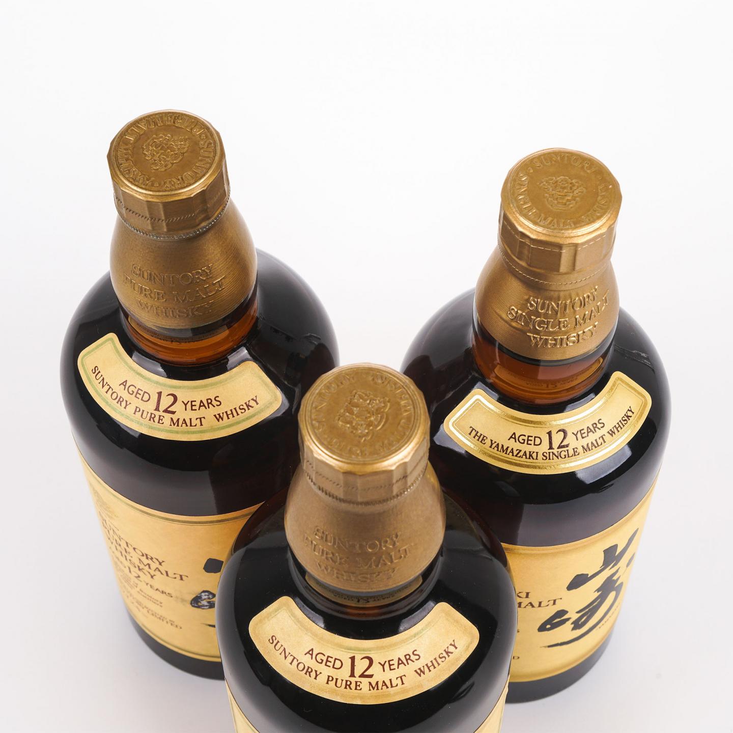 山崎 12年 三瓶组 750ml*2/700ml