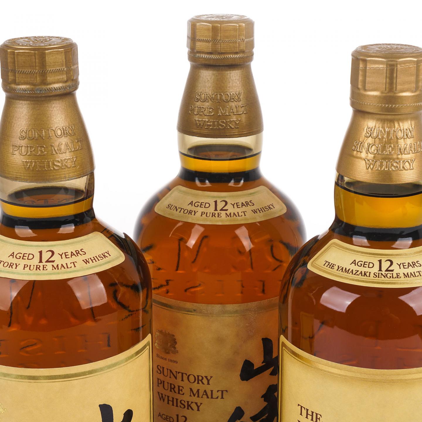 山崎 12年 三瓶组 750ml*2/700ml