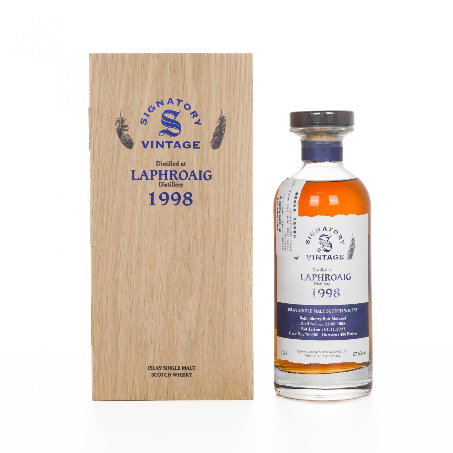 Laphroaig 拉弗格 1998-2021 重填雪莉桶 SV