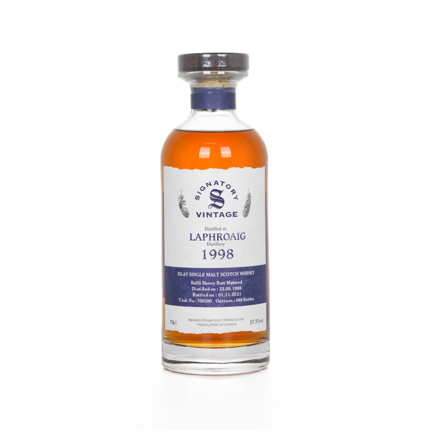Laphroaig 拉弗格 1998-2021 重填雪莉桶#700390 SV