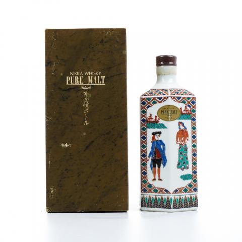 Nikka Black 有田烧瓷瓶 Pure Malt 600ml