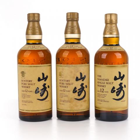 山崎 12年 三瓶组 750ml*2/700ml