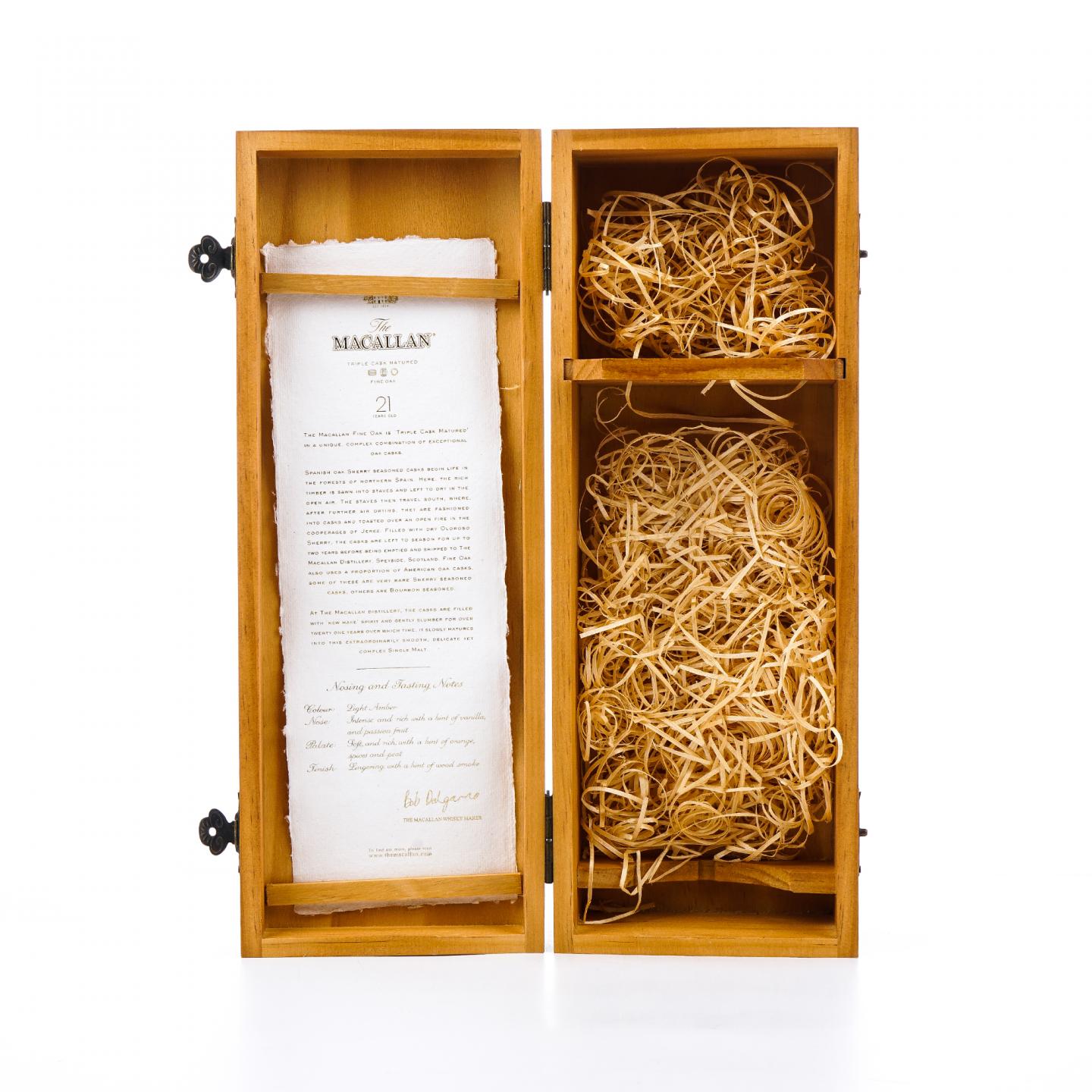 Macallan 麦卡伦 21年 Fine Oak 黄金三桶 750ml