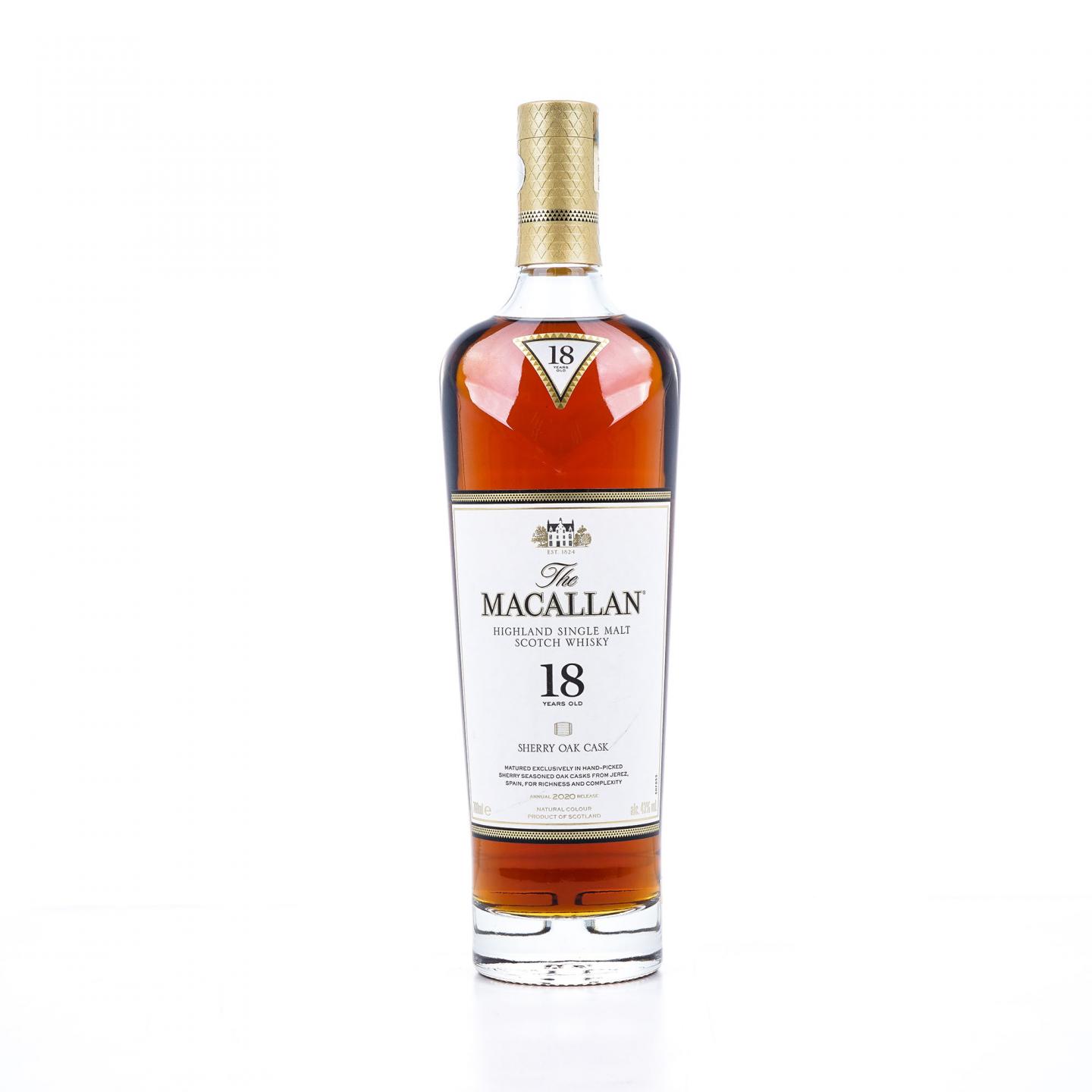 【附X光图】Macallan 麦卡伦 18年 2020 雪莉桶