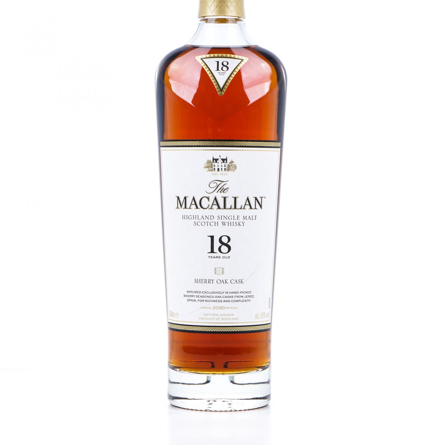 【附X光图】Macallan 麦卡伦 18年 2020 雪莉桶
