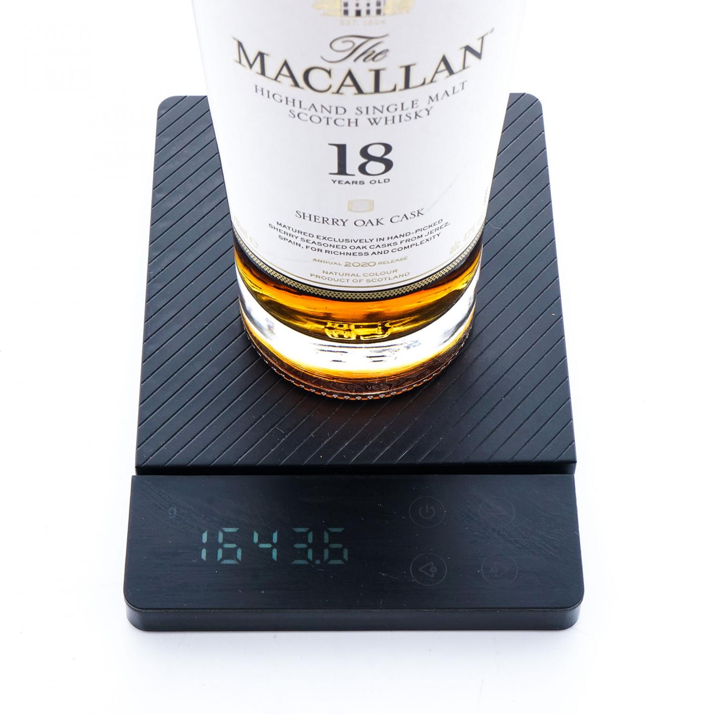 【附X光图】Macallan 麦卡伦 18年 2020 雪莉桶