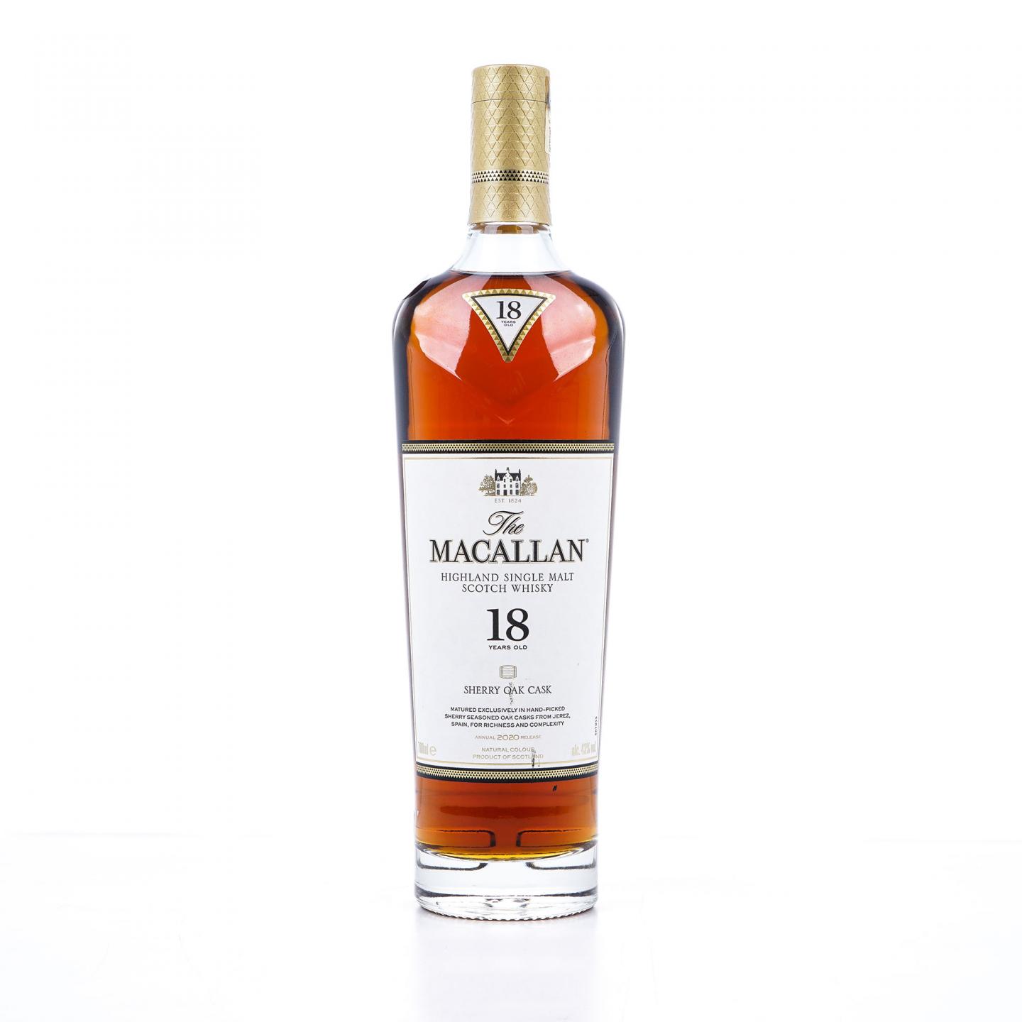 【附X光图】Macallan 麦卡伦 18年 2020 雪莉桶 700ml