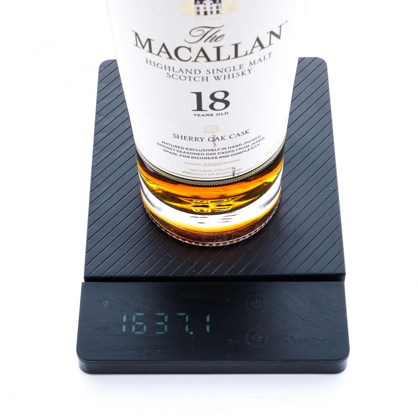 【附X光图】Macallan 麦卡伦 18年 2020 雪莉桶 700ml