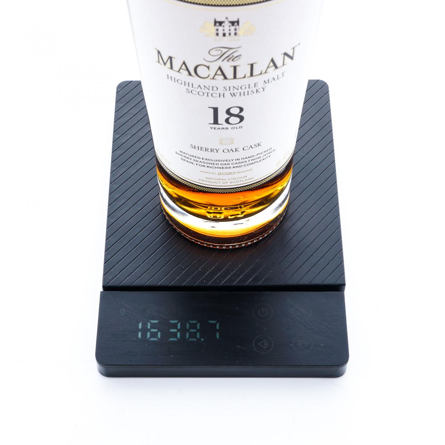 【附X光图】Macallan 麦卡伦 18年 2020 雪莉桶 43%Vol.