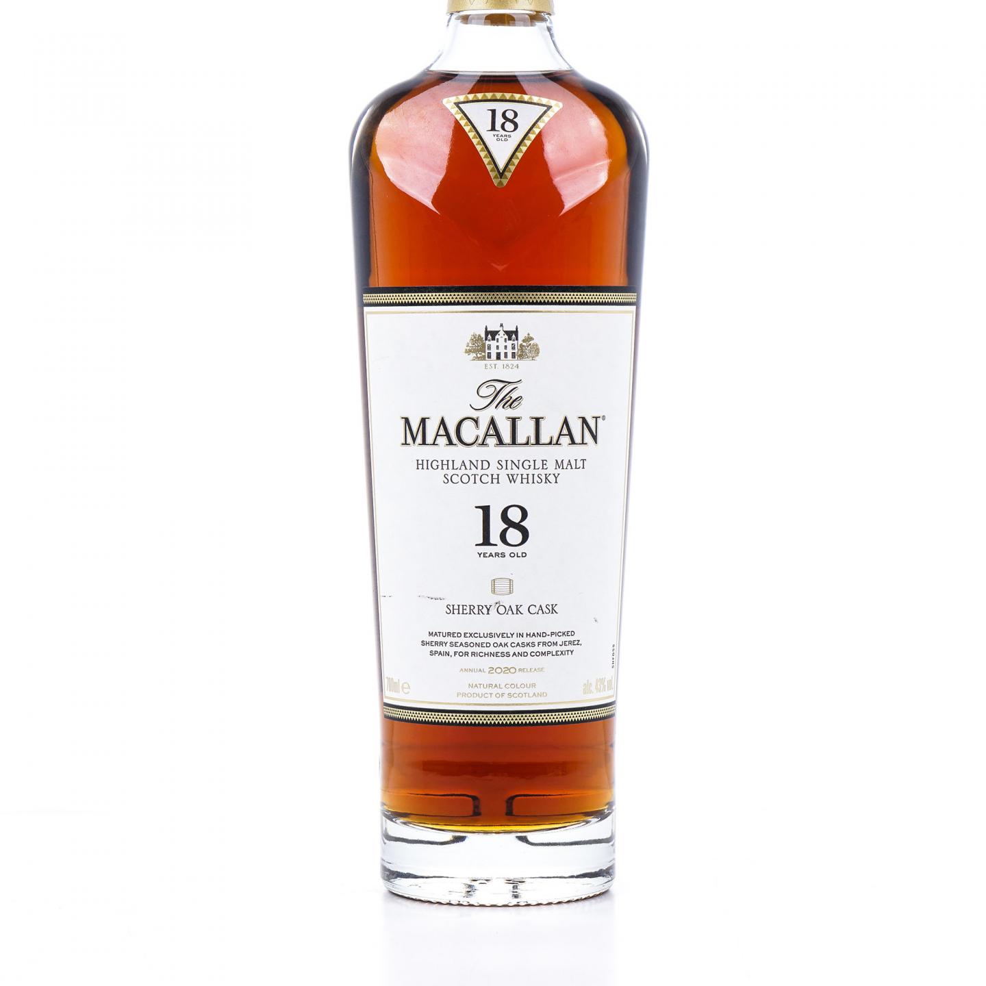 【附X光图】Macallan 麦卡伦 18年 2020 雪莉桶 43%