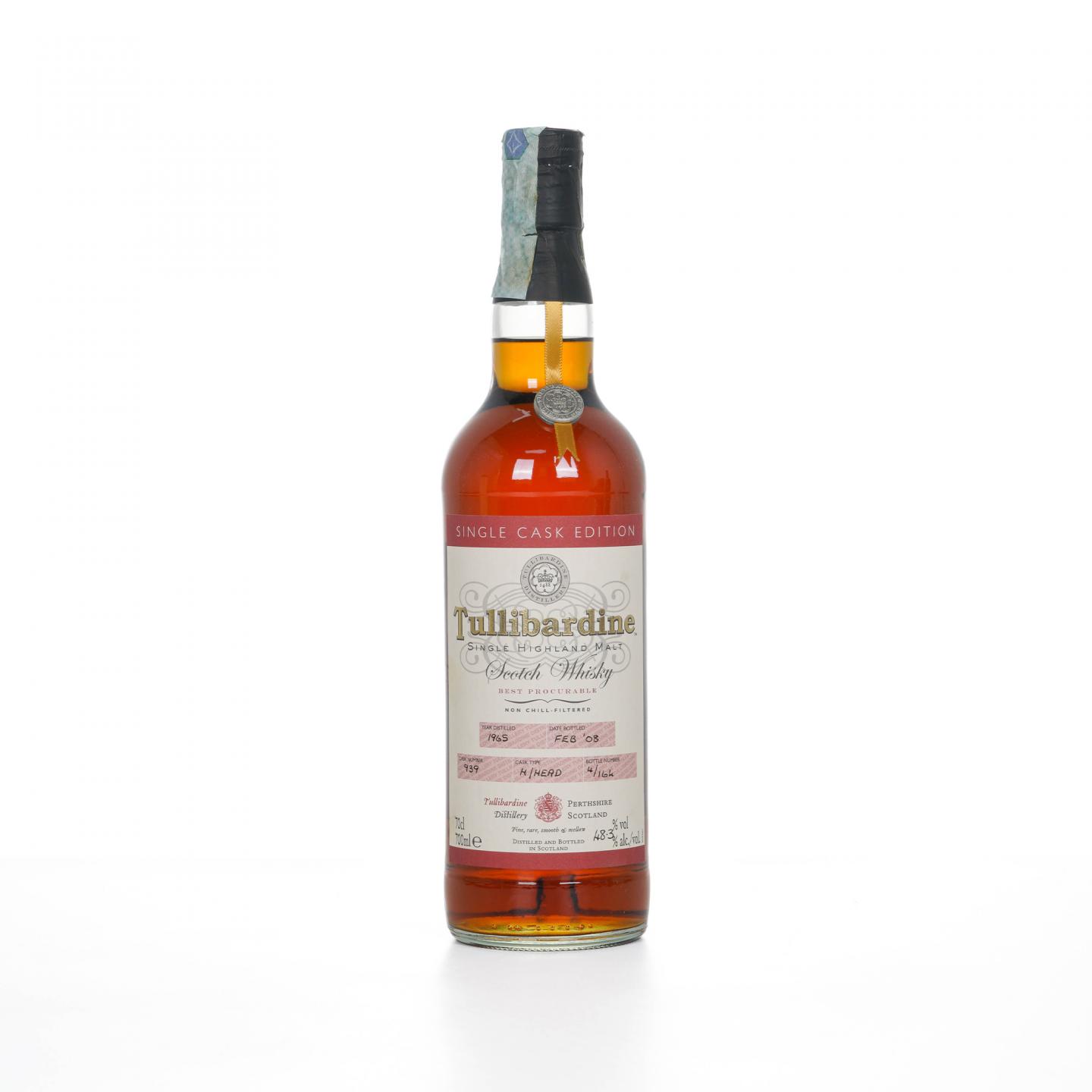 Tullibardine 图里巴丁 1965-2008 单桶#939 48.3%