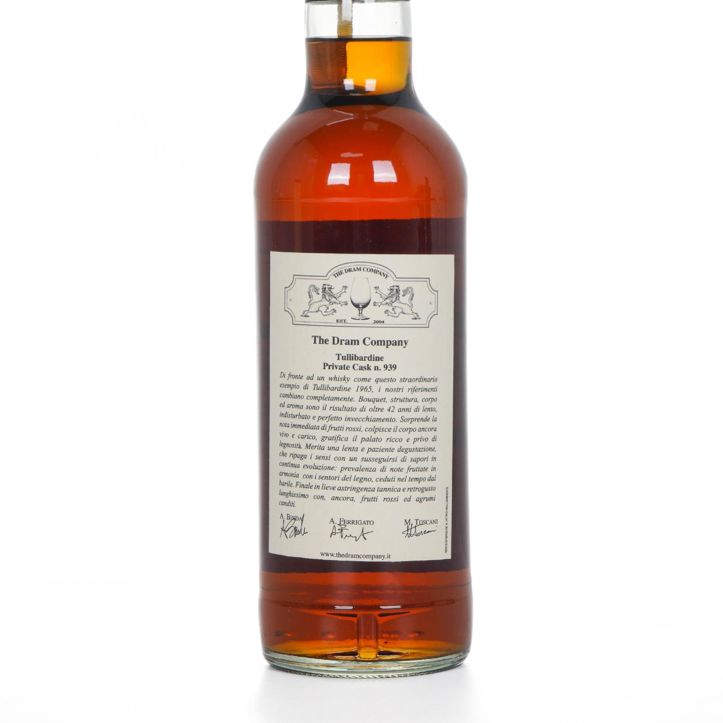 Tullibardine 图里巴丁 1965-2008 单桶#939 48.3%