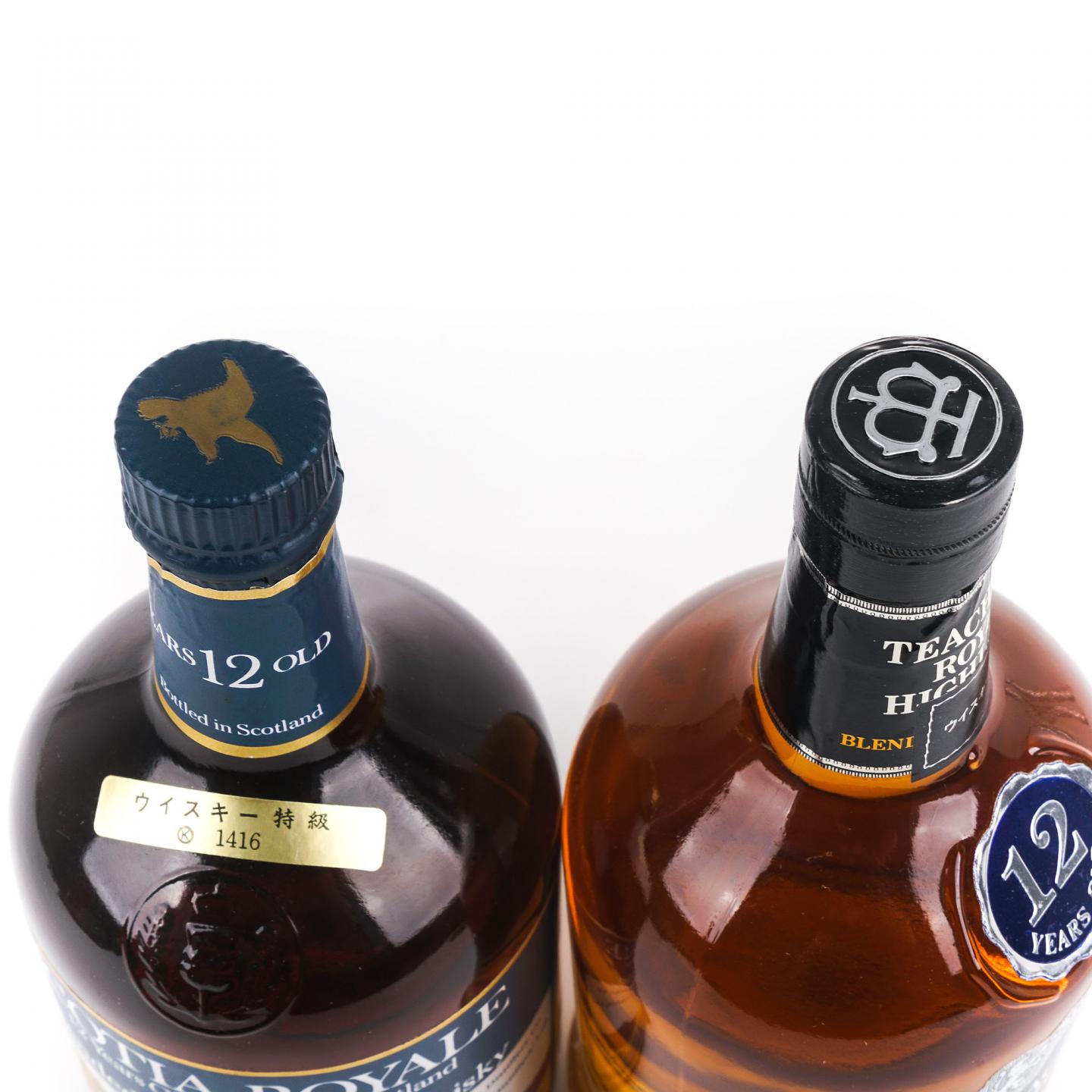 Scotia Royale 12年/Teacher's Royal Highland De Luxe 12年 双瓶组