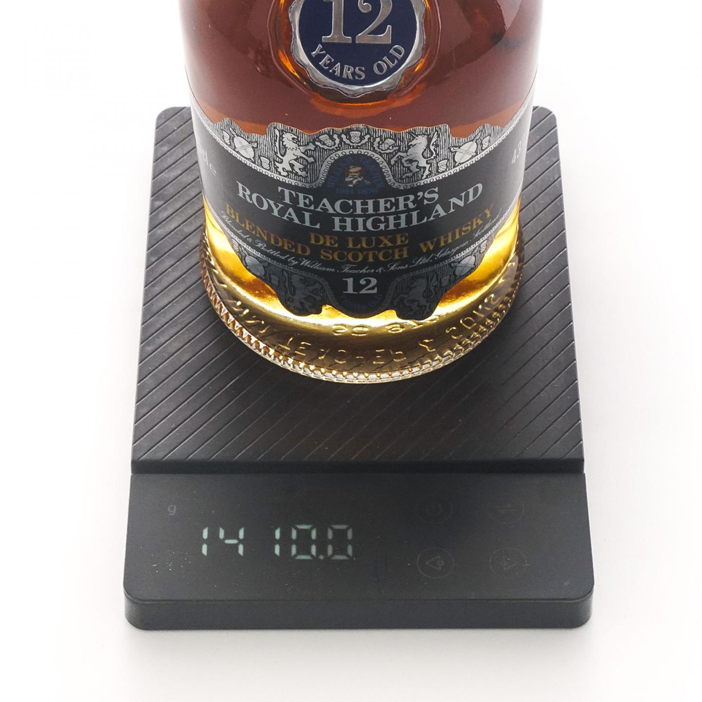 Scotia Royale 12年/Teacher's Royal Highland De Luxe 12年 双瓶组
