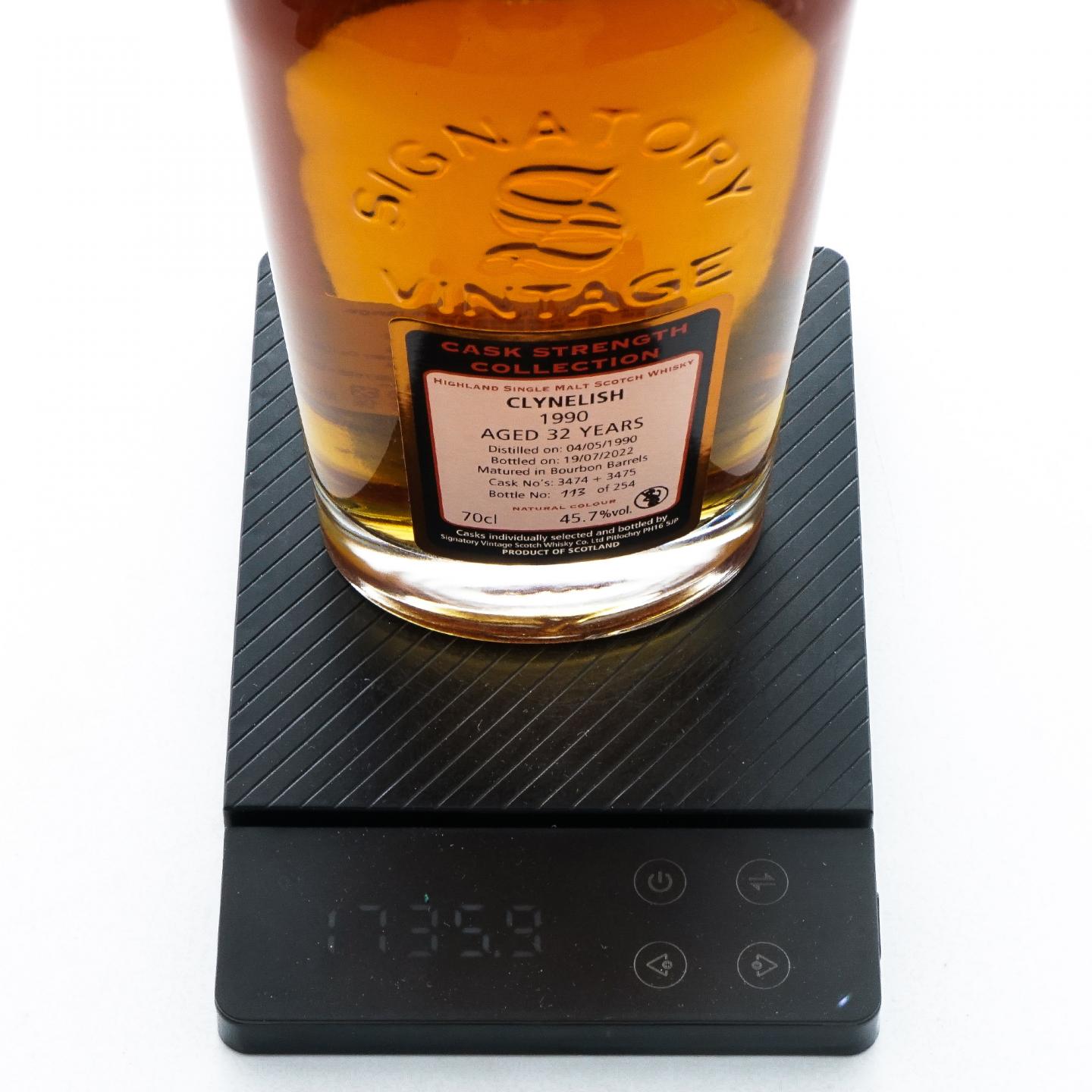Clynelish 克里尼利基 32年 1990-2022 SV 桶强