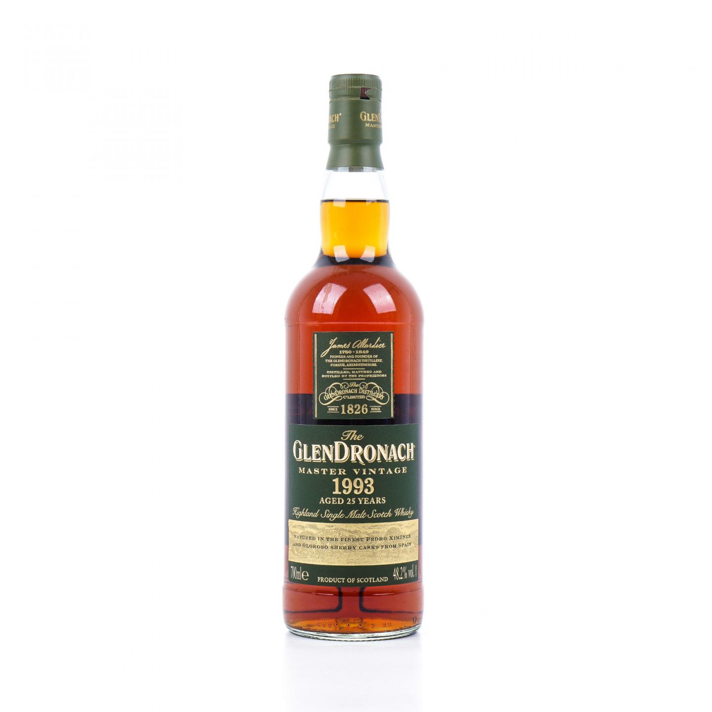 Glendronach 格兰多纳 25年 1993 大师年份 行货