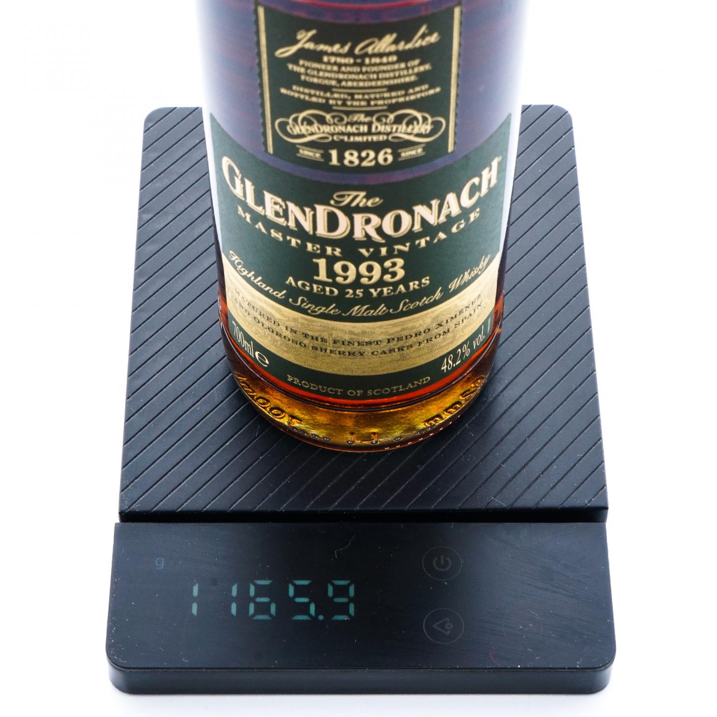 Glendronach 格兰多纳 25年 1993 大师年份 行货