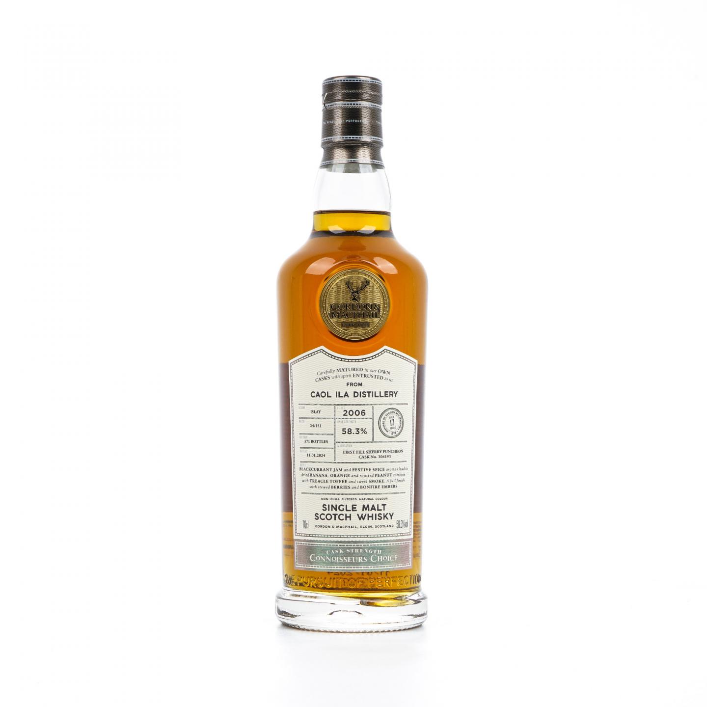 Caol Ila 卡尔里拉 17年 2006-2024 GM 雪莉桶#306193