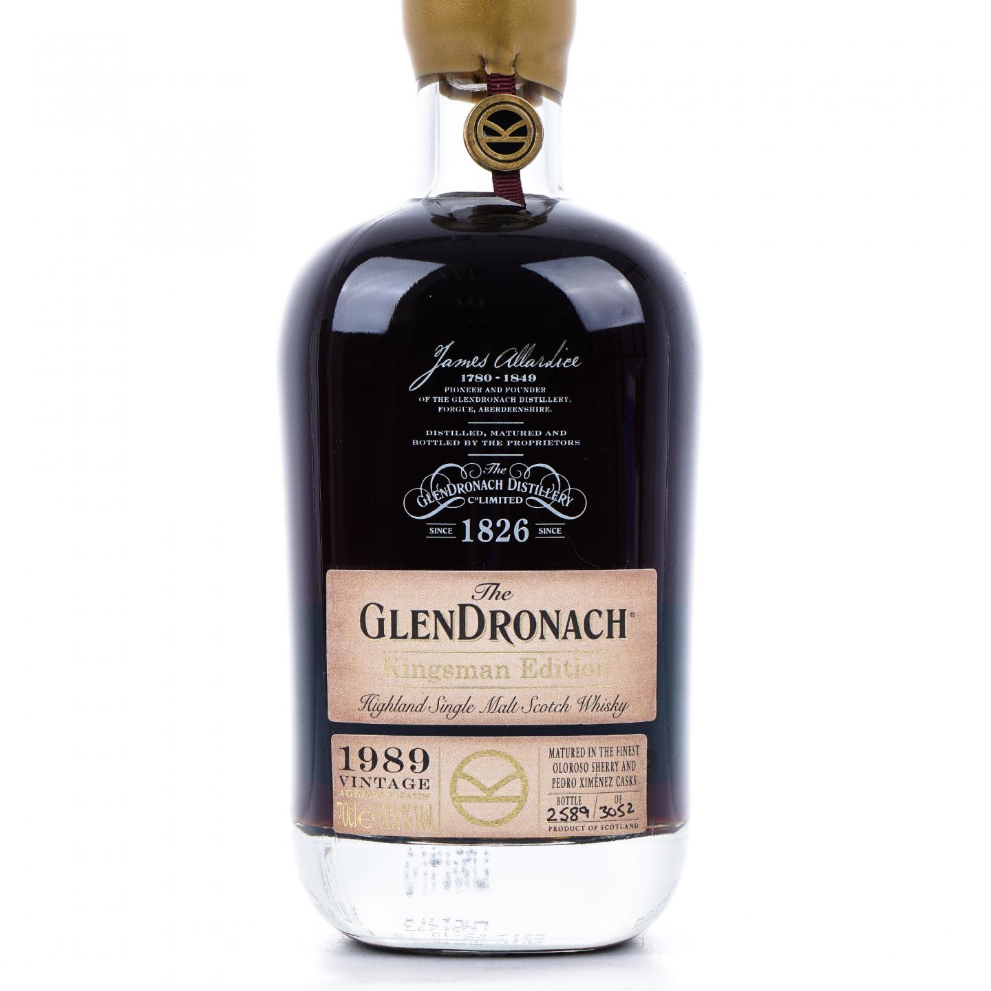 Glendronach 格兰多纳 29年 1989-2019 王牌特工限量版 行货