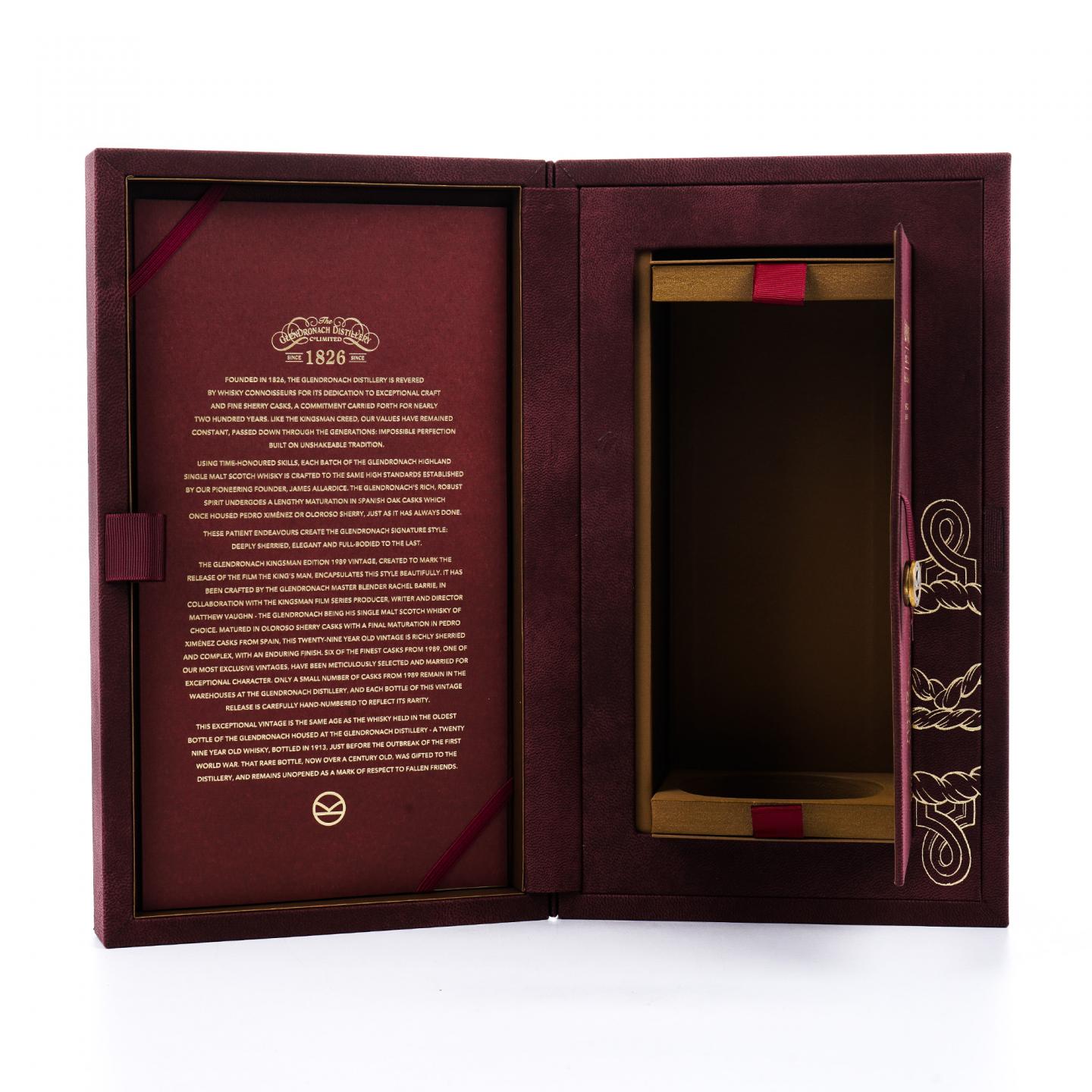 Glendronach 格兰多纳 29年 1989-2019 王牌特工限量版 行货