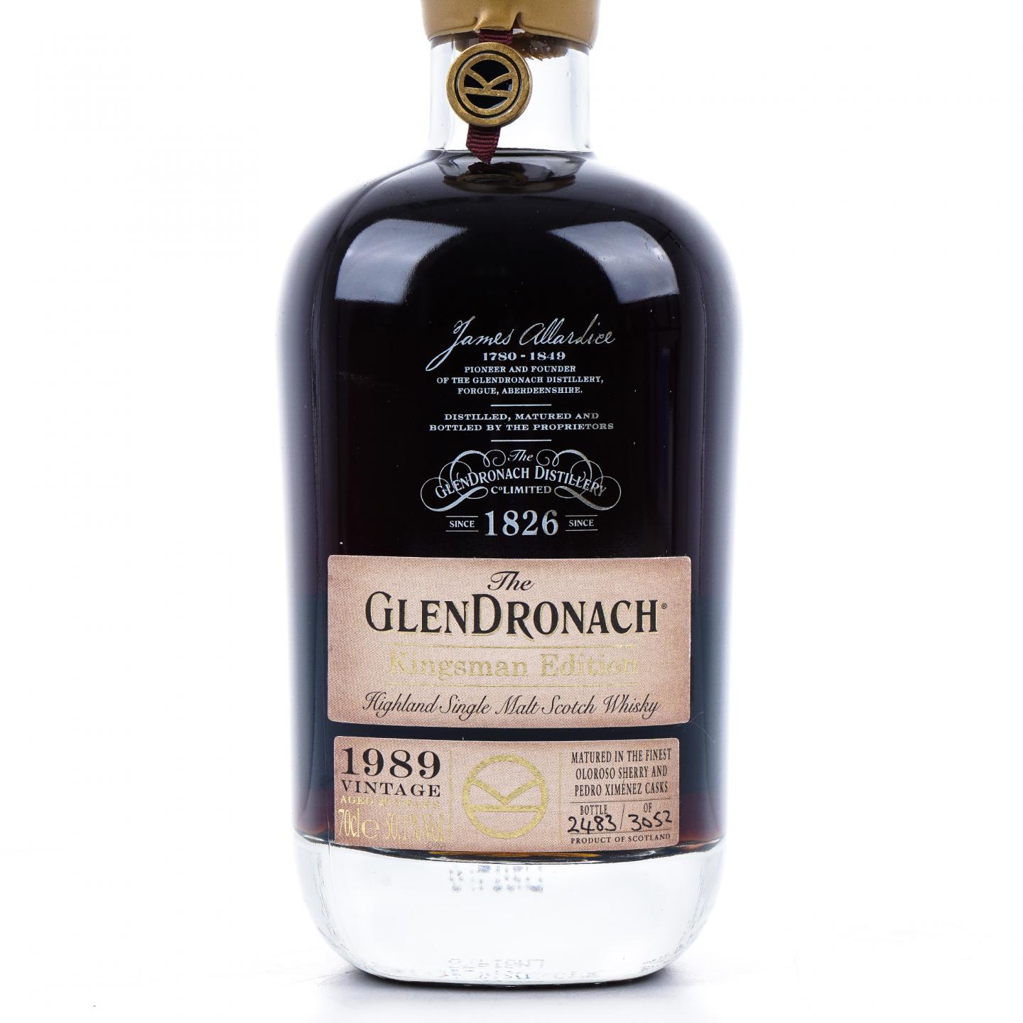 Glendronach 格兰多纳 29年 1989 王牌特工限量版 行货