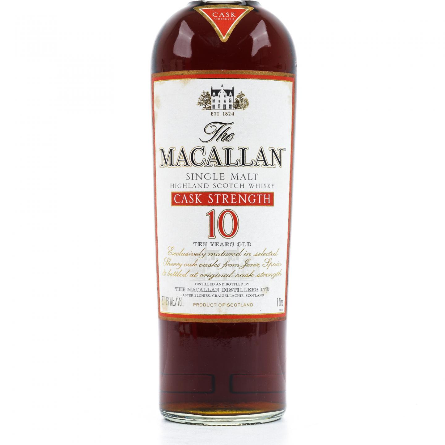 Macallan 麦卡伦 10年 桶强 1升装 57.8%vol.