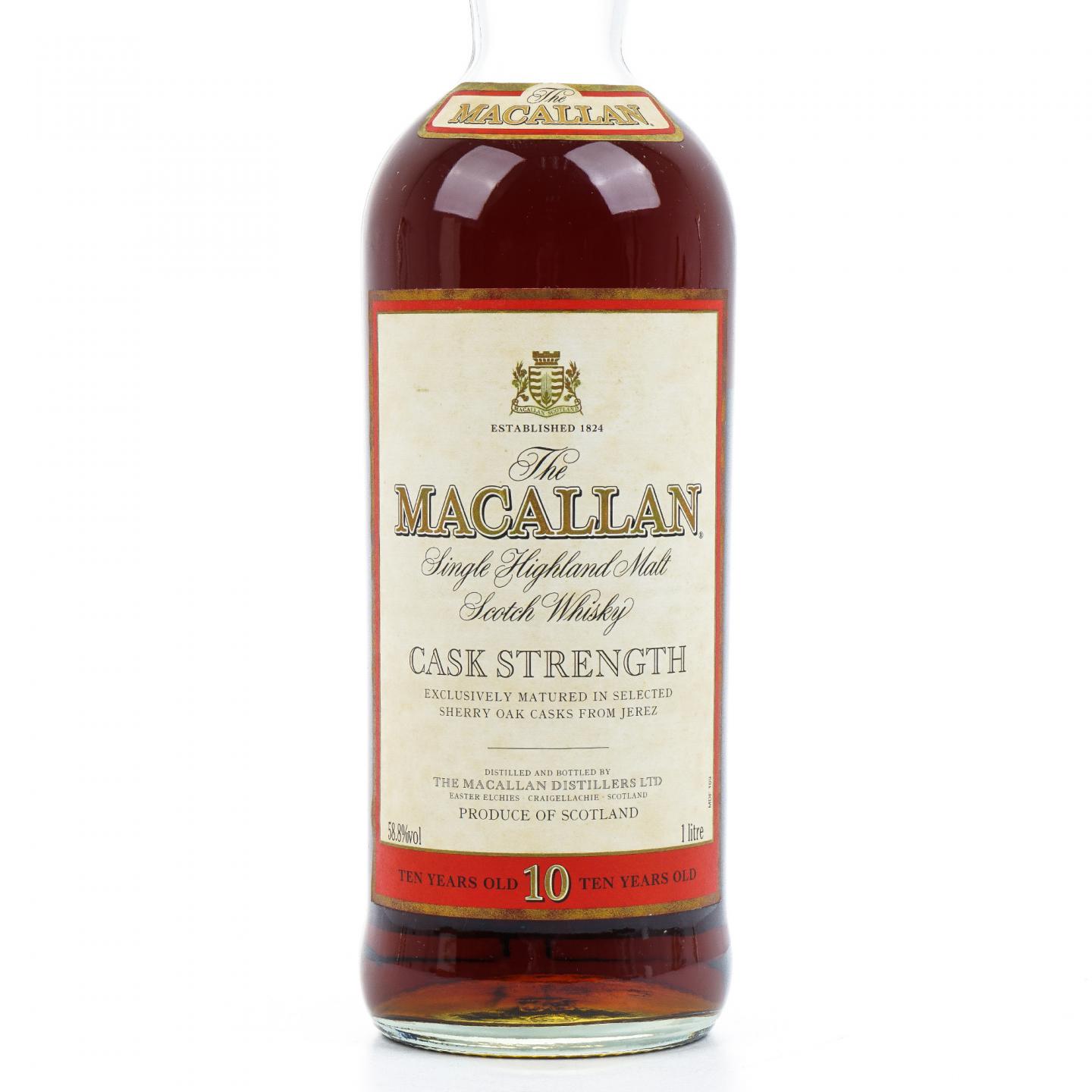 Macallan 麦卡伦 10年 桶强 1000ml 58.8%