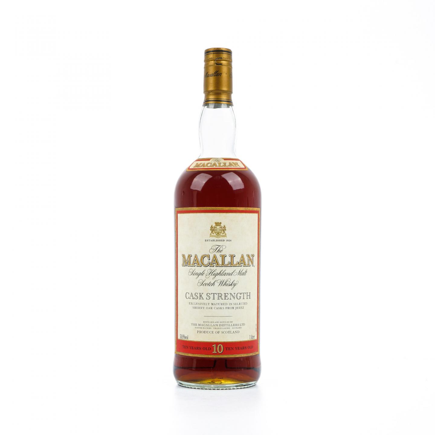 Macallan 麦卡伦 10年 桶强 1L 58.8%