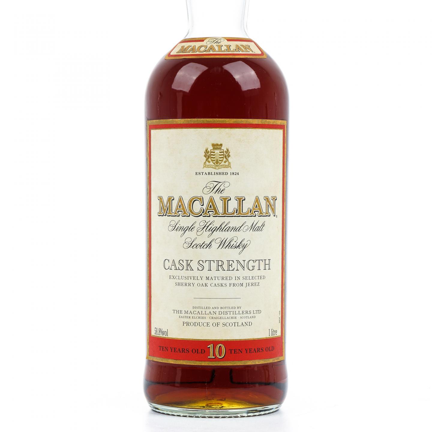 Macallan 麦卡伦 10年 桶强 1L 58.8%