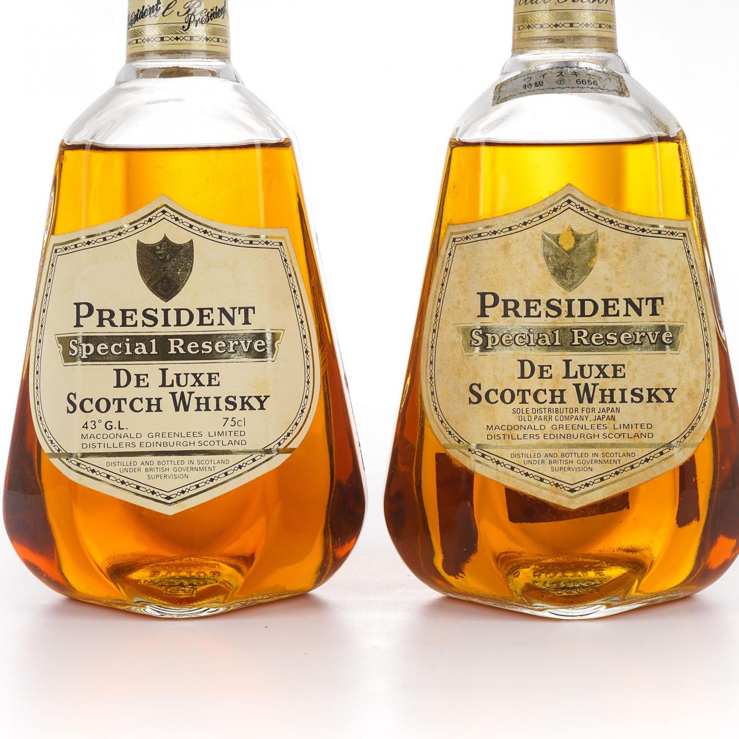 President Special Reserve De Luxe 调和 750ml+760ml