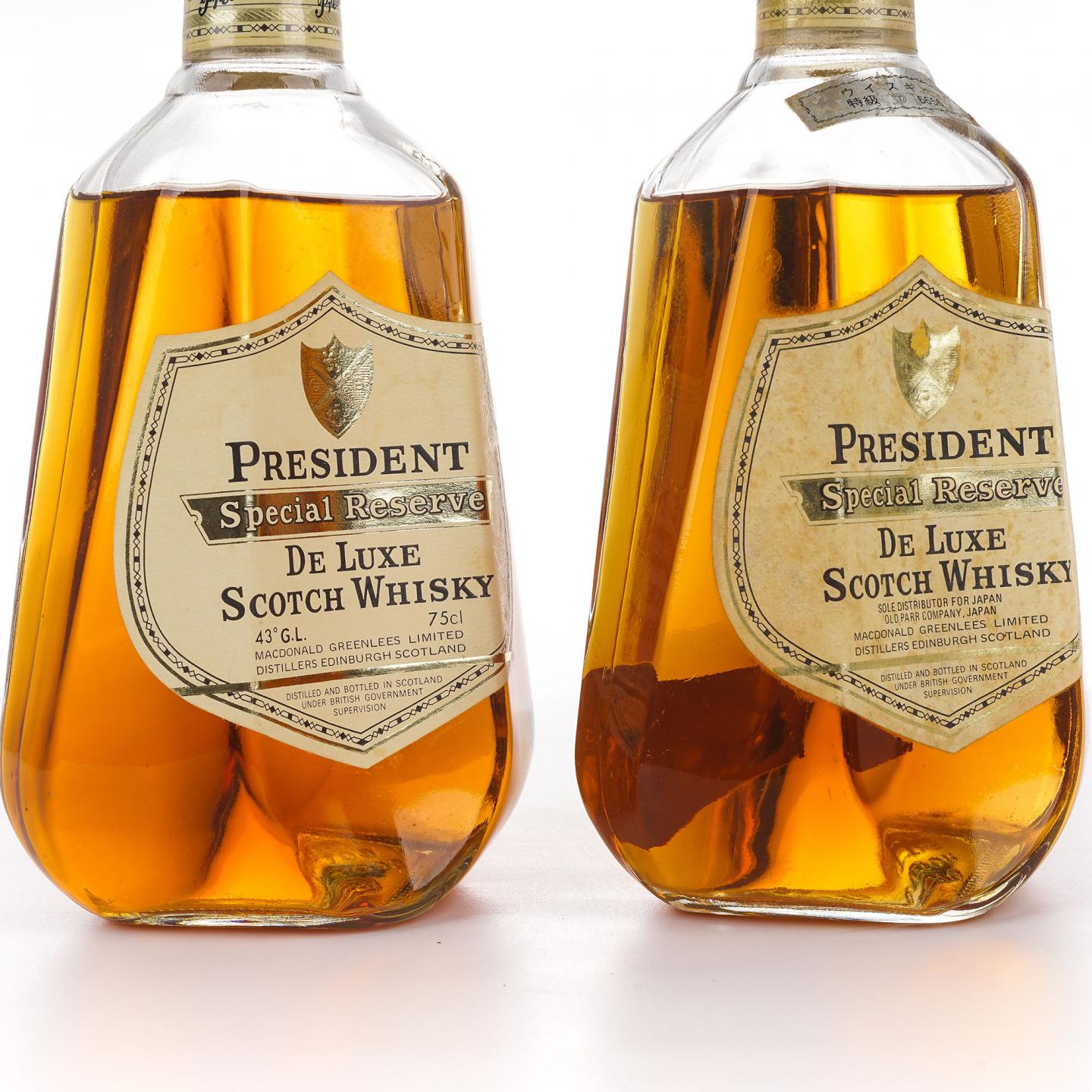 President Special Reserve De Luxe 调和 750ml+760ml