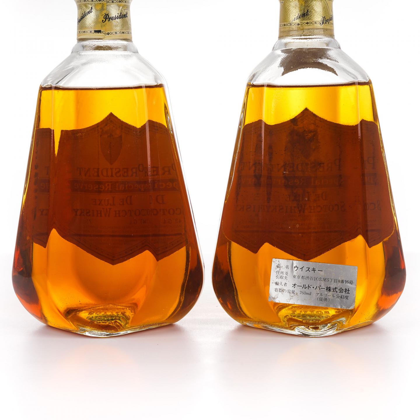 President Special Reserve De Luxe 调和 750ml+760ml