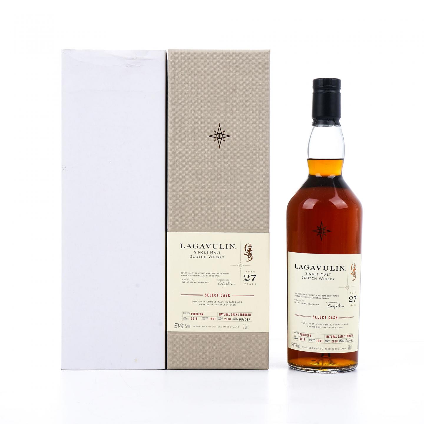 Lagavulin 乐加维林 27年 1991-2018 星星标 COD