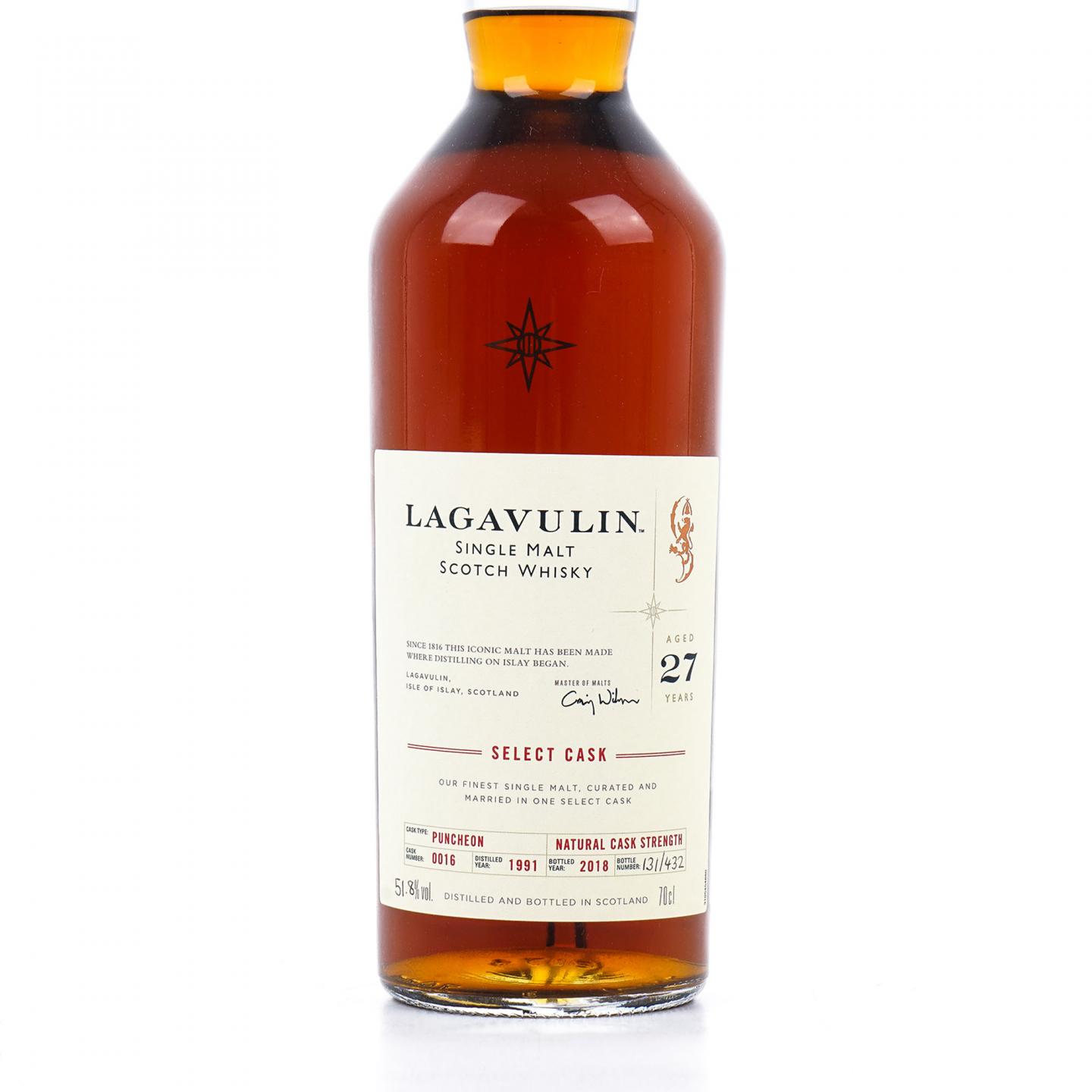 Lagavulin 乐加维林 27年 1991-2018 星星标 COD