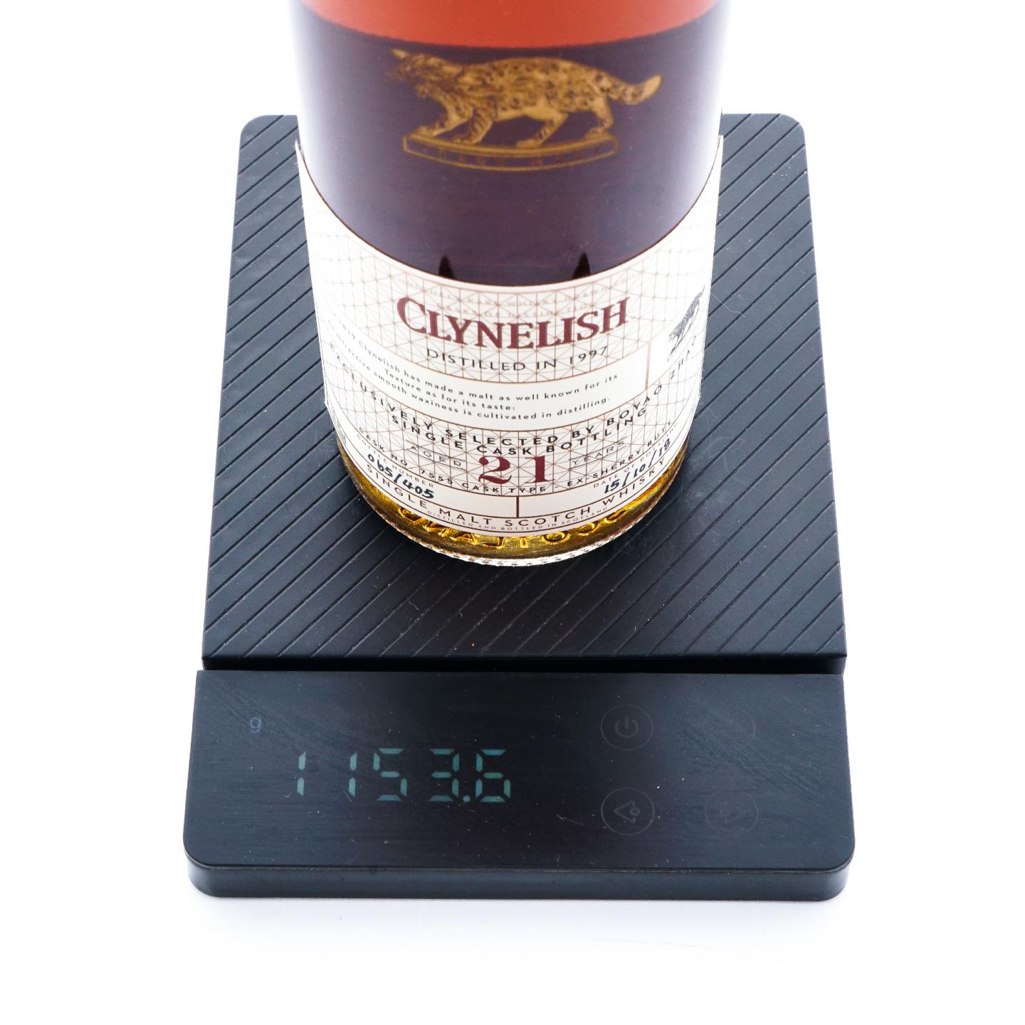 Clynelish 克里尼利基 21年 1997-2018 赵波尧选桶