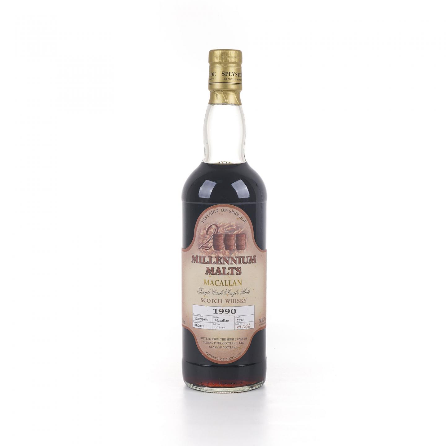 Macallan 麦卡伦 1990-2011 雪莉桶#2392 DP