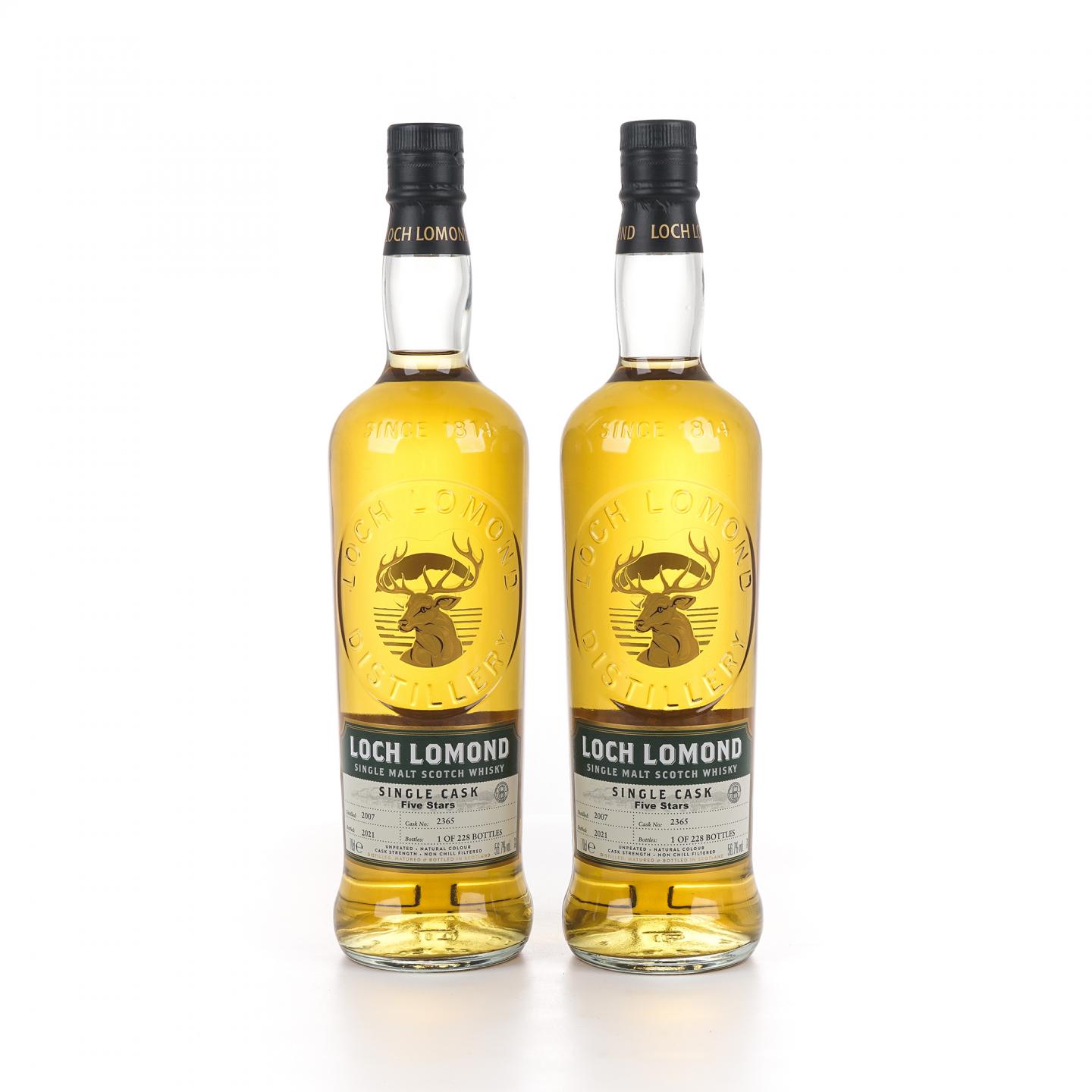Loch Lomond 罗曼湖 2007-2021 单桶#2365 2瓶组