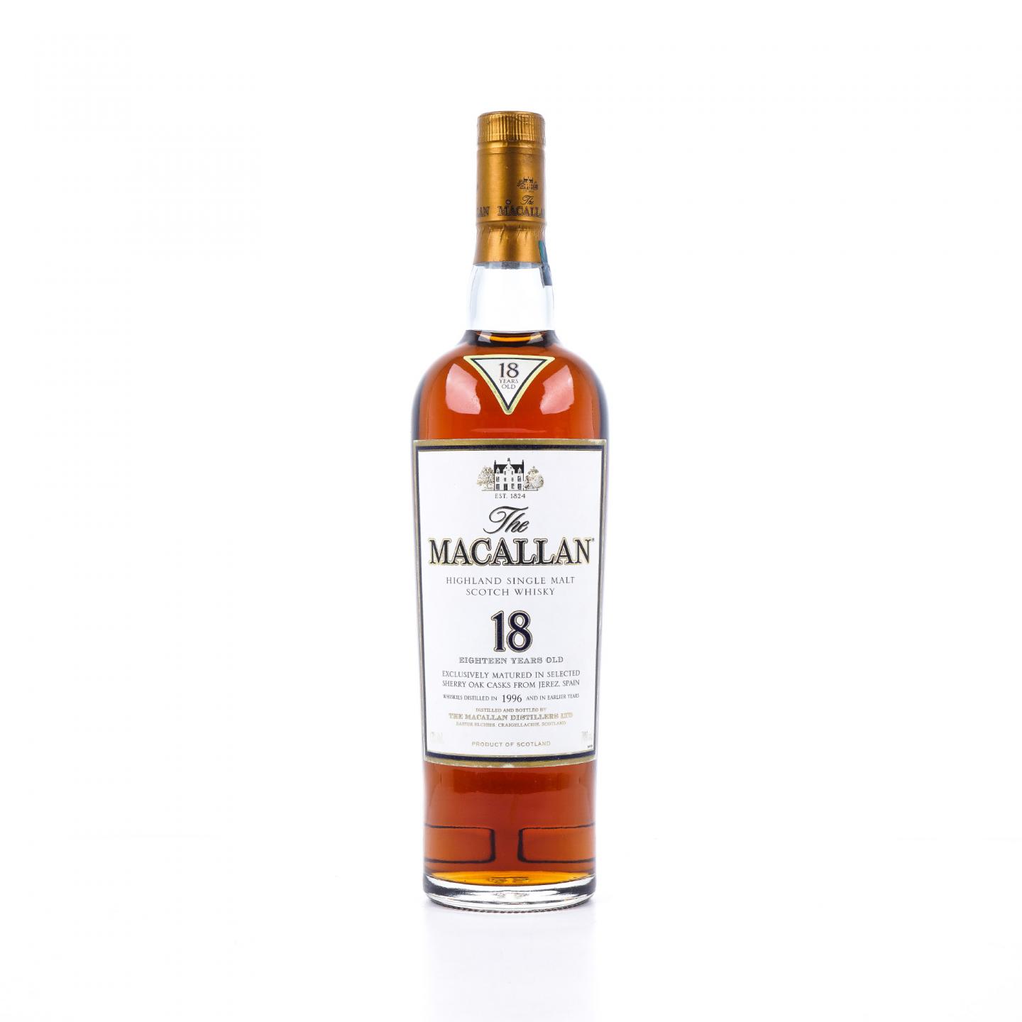 Macallan 麦卡伦 18年 1996 雪莉桶 700ml