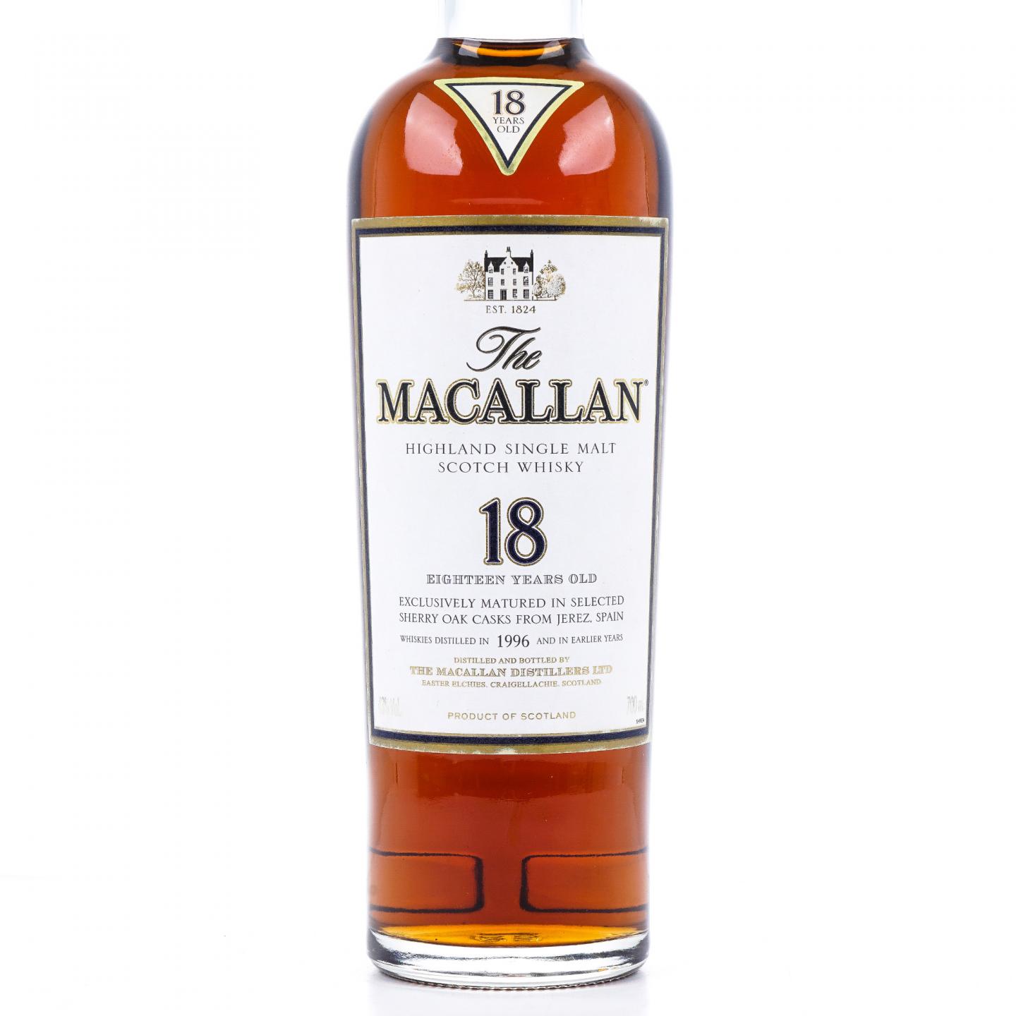 Macallan 麦卡伦 18年 1996 雪莉桶 700ml