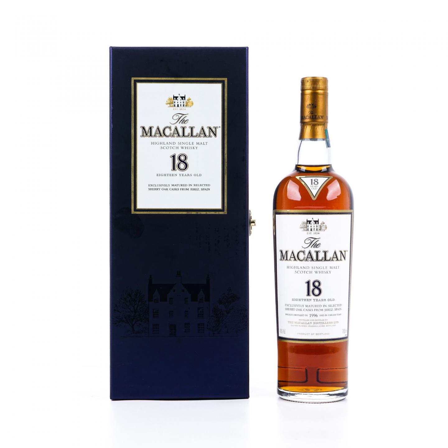 Macallan 麦卡伦 18年 1996 雪莉桶 700ML